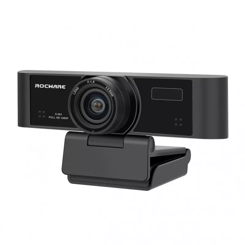 Web camera ROCWARE RC15 720p resolution with built-in microphone
