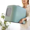 ROTHO White Green - cat litter box