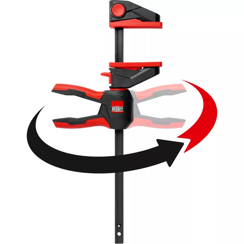 One-hand clamp Bessey EZ360-15 rotating handle 150 mm clamping depth 80 mm