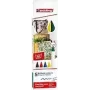 Marker set Edding 4600, 5 pieces, bullet tip, multicolour, box, made in Germany