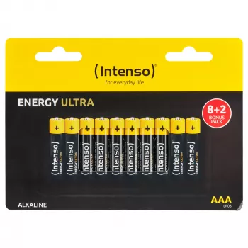 Intenso Batteries Energy Ultra AAA LR03 pack of 10 Shrinkpack