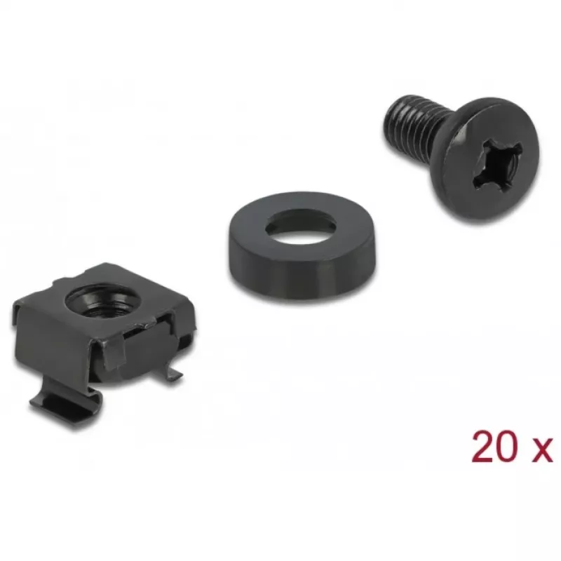 Bolts & nuts DeLOCK Mounting Kit for Network Cabinet 66548