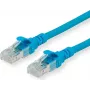 ROLINE - Patch-Cable - RJ-45 (M) to RJ-45 (M) - 30 cm - SFTP, PiMF - CAT 6 - Halogen-Free, Moulded, Stranded - Blue (21.15.2955)