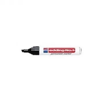 EDDING No.1 - Black - Chisel - Aluminium - Multi - 1 mm - 5 mm