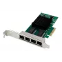 DIGITUS 4 Port Gigabit Ethernet Network Card, RJ45, PCI Express, Intel I350