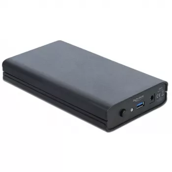HDD enclosure DeLOCK 42612 Black 3.5 inch