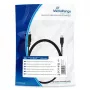 Charge and sync cable MediaRange MRCS184 USB 2.0 to micro USB 2.0 B plug 1.8m black