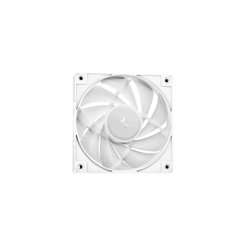 All-in-one liquid cooler DeepCool LE240 V2 — 240mm radiator, 2×120 mm PWM fans, hydro dynamic bearing, white