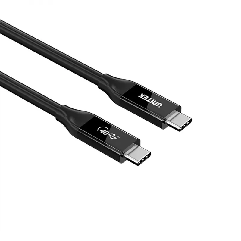 USB-C cable Unitek C14100ABK01-2M — 2 m, 100W power delivery, 40 Gbps data