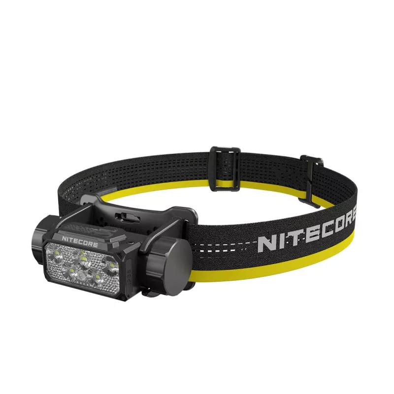 Headlamp Nitecore HC70 UHE — headband flashlight, 1600 lumens, shockproof, waterproof, 0.172 kg, black