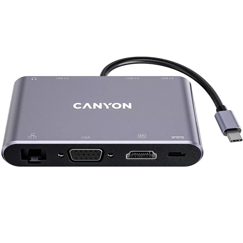 Canyon DS-14 - docking station - USB-C - VGA, HDMI