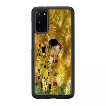 Protective phone case iKins for Samsung Galaxy S20, black, slim TPU cover