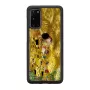 Protective phone case iKins for Samsung Galaxy S20, black, slim TPU cover