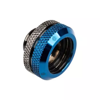 Bitspower Multi-Link Adapter G1/4 inch male to 16mm OD hardtube straight fitting, glossy black