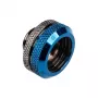 Bitspower Multi-Link Adapter G1/4 inch male to 16mm OD hardtube straight fitting, glossy black
