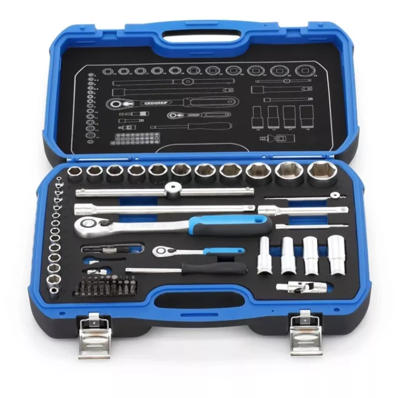 Socket wrench set Gedore 19 BMC 20 — 69 pieces, 1/4 inch and 1/2 inch drive