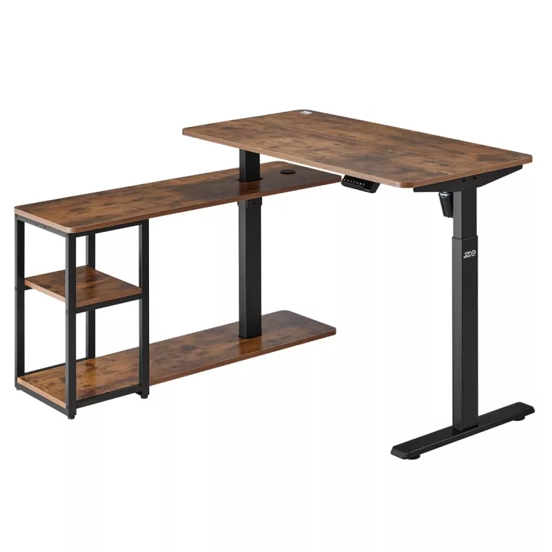 Electric height-adjustable desk ergo office 380623 — max height 121 cm, max load 70 kg