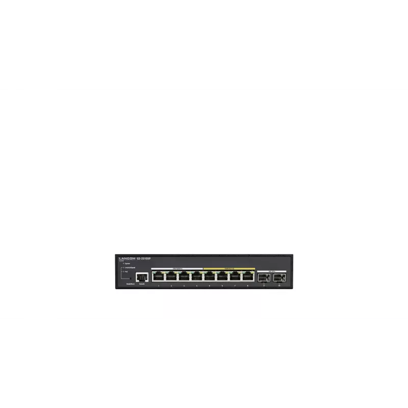 LANCOM GS-3510XP Managed L2 2.5G Ethernet (100/1000/2500) Power over Ethernet (PoE) 1U Black