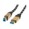 ROLINE Gold - USB Cable - USB Type A (M) to USB Type B (M)