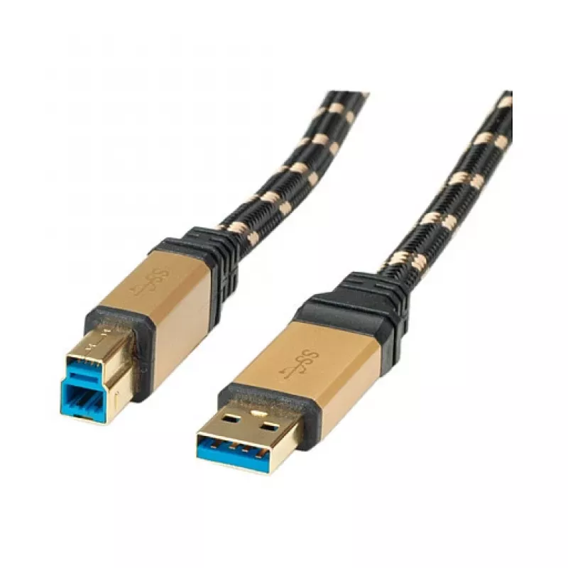 ROLINE Gold - USB Cable - USB Type A (M) to USB Type B (M)