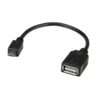 VALUE USB 2.0 Cable, USB 2.0 Type Micro B - Type A BU, OTG 0,15 m (11.99.8311)