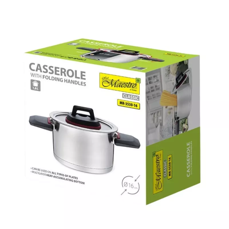 Maestro MR-3530-16 Pot with folding handles 1.6 l