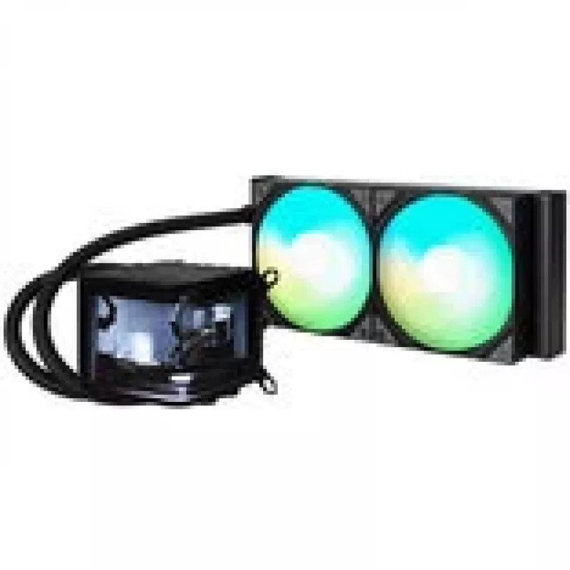 Jonsbo D32 STD PC-Enclosure + TRYX PANORAMA Complete Liquid Cooling, ARGB - 240mm, black