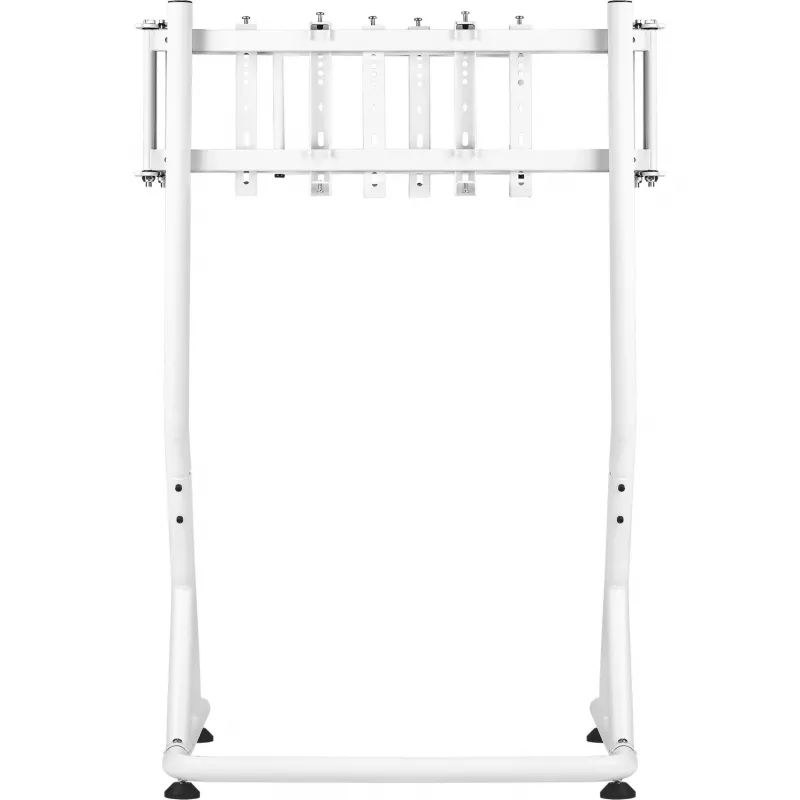 Triple Monitor Stand Snow, for Racing Simulator Cockpit GR500, Monitor Mount White, for monitors 32 - 55