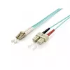 Equip LC/SC Fiber Optic Patch Cable, OM3, 0.5m, 0.5 m, OM3, LC, SC