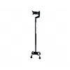 Quad cane mobility aid, four-point walking cane