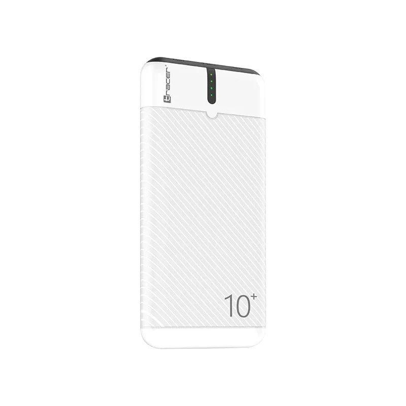 Power bank EnerGo 10000mAh white-black