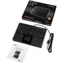 Perixx PERIBOARD-510H Plus Keyboard USB Spanish Black (PERIBOARD-510 H PLUS ES)