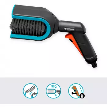 Garden water spray gun nozzle Gardena 18850-20 Black Green Grey Orange Width 77 mm Depth 277 mm Height 182 mm