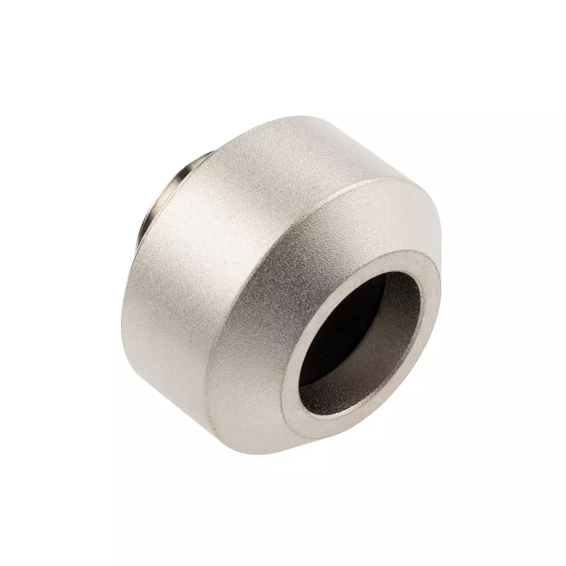Hardtube fitting set OPTIMUS OP-FIT-HARD-12MM-NICKEL-6PACK — 12 mm, 6-piece with installation tool, satin nickel