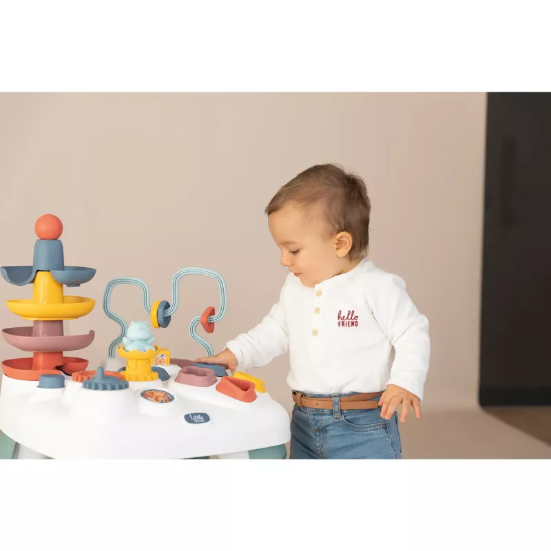 Activity Table SMOBY Little interactive table 140320 for toddlers, play surface with lights and sounds