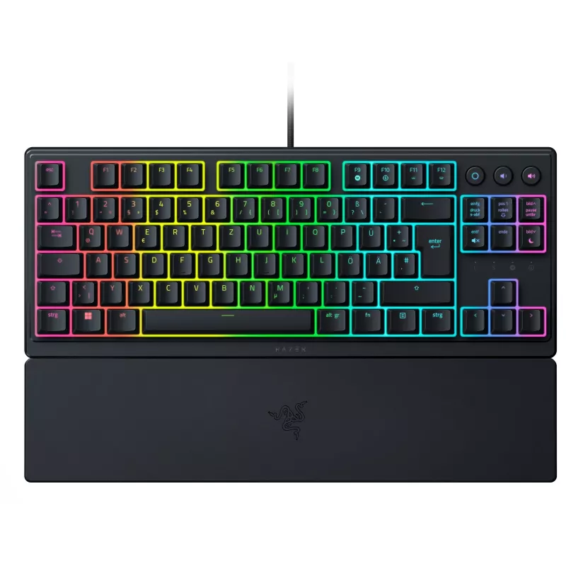 Razer Ornata V3 Tenkeyless Keyboard Gaming USB QWERTZ German Black