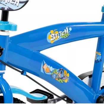Children's bike HUFFY Disney Stitch 16-inch with training wheels, coaster brake