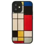 Phone case Man and Wood for iPhone 12 mini — wooden back, black frame
