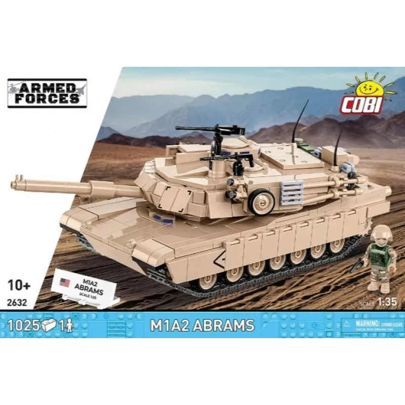 Construction Set bricks Cobi M1A2 Abrams 1025 pieces model CO BI-2632
