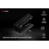 Air cooler SAVIO M.2 NVMe 2280 AK-60 Black heatsink for 22x80 mm SSD