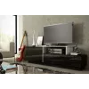 Cama TV cabinet SIGMA 3 180 black/black gloss + biały