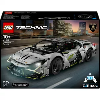 LEGO Technic Supercar Lamborghini Revuelto 42214 — 1:10 scale detailed model kit, 1,135 pieces