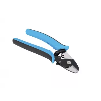 Cable stripper LANBERG NT-0105 — handheld wire stripper, weight 115 g, colours Black/Blue