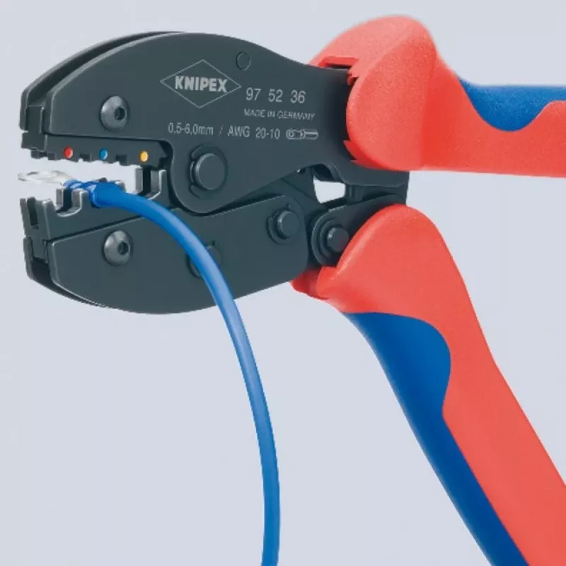 Knipex crimping pliers PreciForce L.220mm 0.5- 6 (AWG 20-10) mm 487g