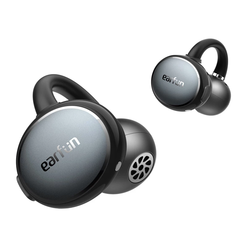 Wireless on-ear headphones Earfun Clip (black) model CW100G