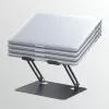Laptop stand MEDIA-TECH MT2661 — adjustable height, foldable aluminium design for up to 17 inch notebooks