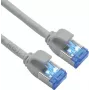 ROLINE S/FTP Patch Cable Cat.6A TPE PoE-tauglich verknotungsfrei Grey 1.5m - Network - CAT 6a