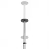 Maclean MC-791N Telescopic Floor-Ceiling TV Mount with Shelf, 37-70 inch, 30 kg