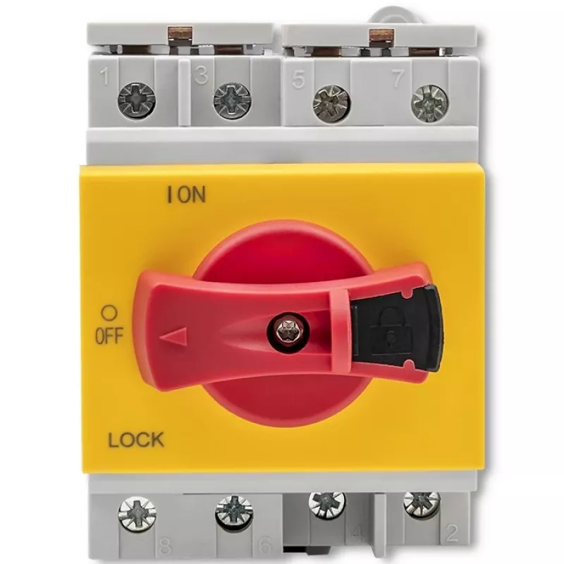 Qoltec 52611 DC isolator with locking function | Main switch | 1200V | 32A | 8kV | 4P