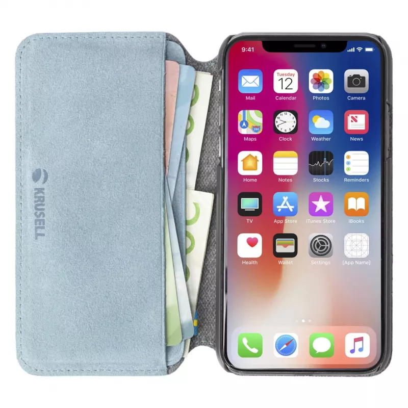 Folio Case Krusell Broby 4 Card SlimWallet iPhone XS Max